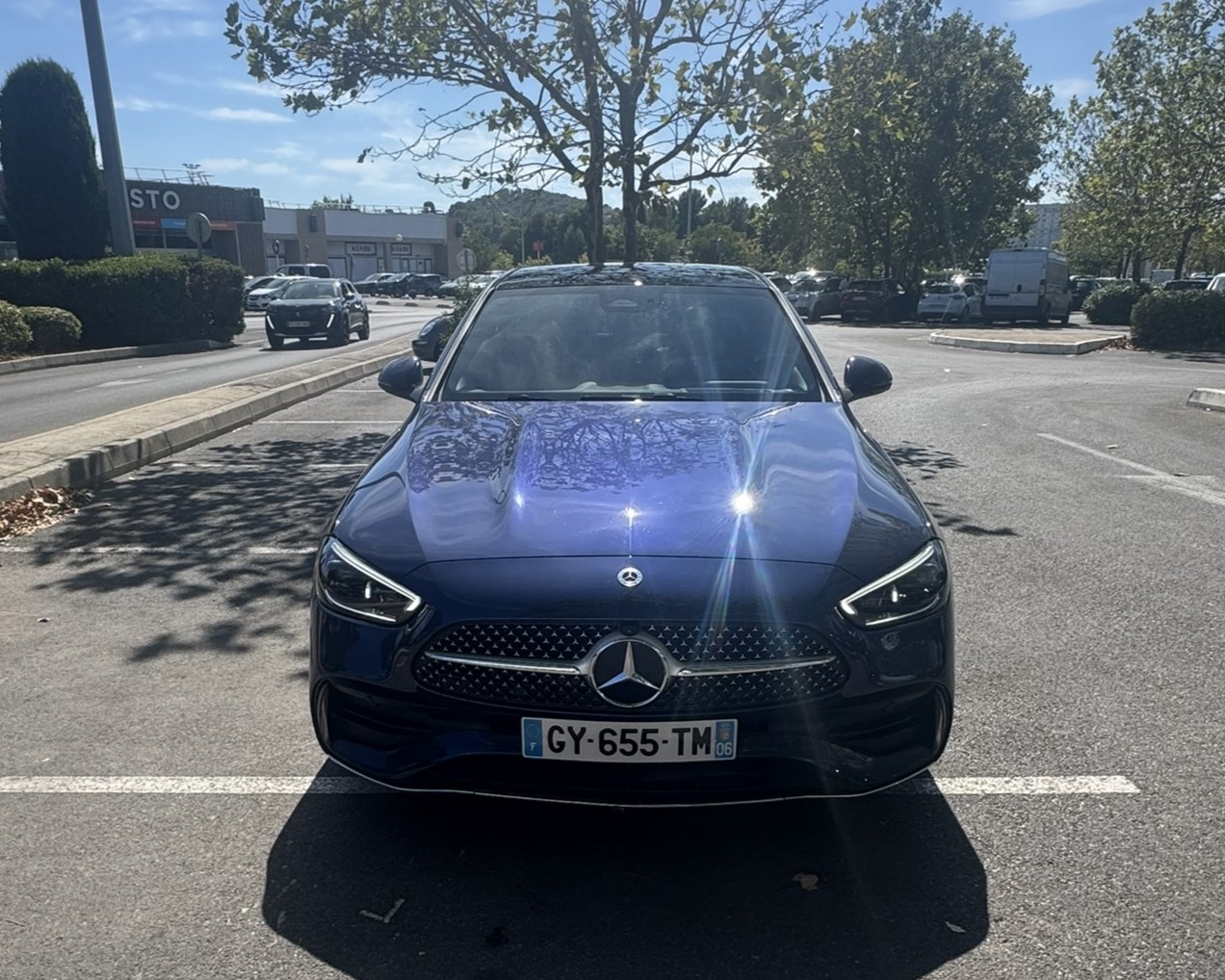Mercedes Classe C 300de — face avant