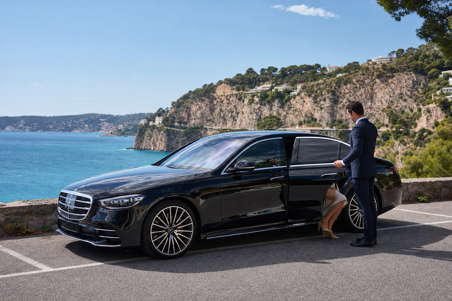 Transfert VTC Nice Beaulieu-sur-Mer — Chauffeur privé Côte d'Azur Riviera