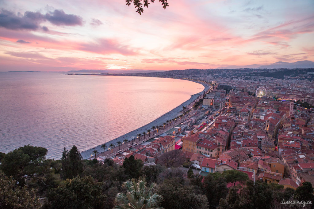 Nice vue depuis la colline du château — MD VTC Transport